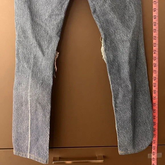 LEVI's Ripped Jeans Distressed Denim LEVI's 517 Jean - Picture 10 of 10